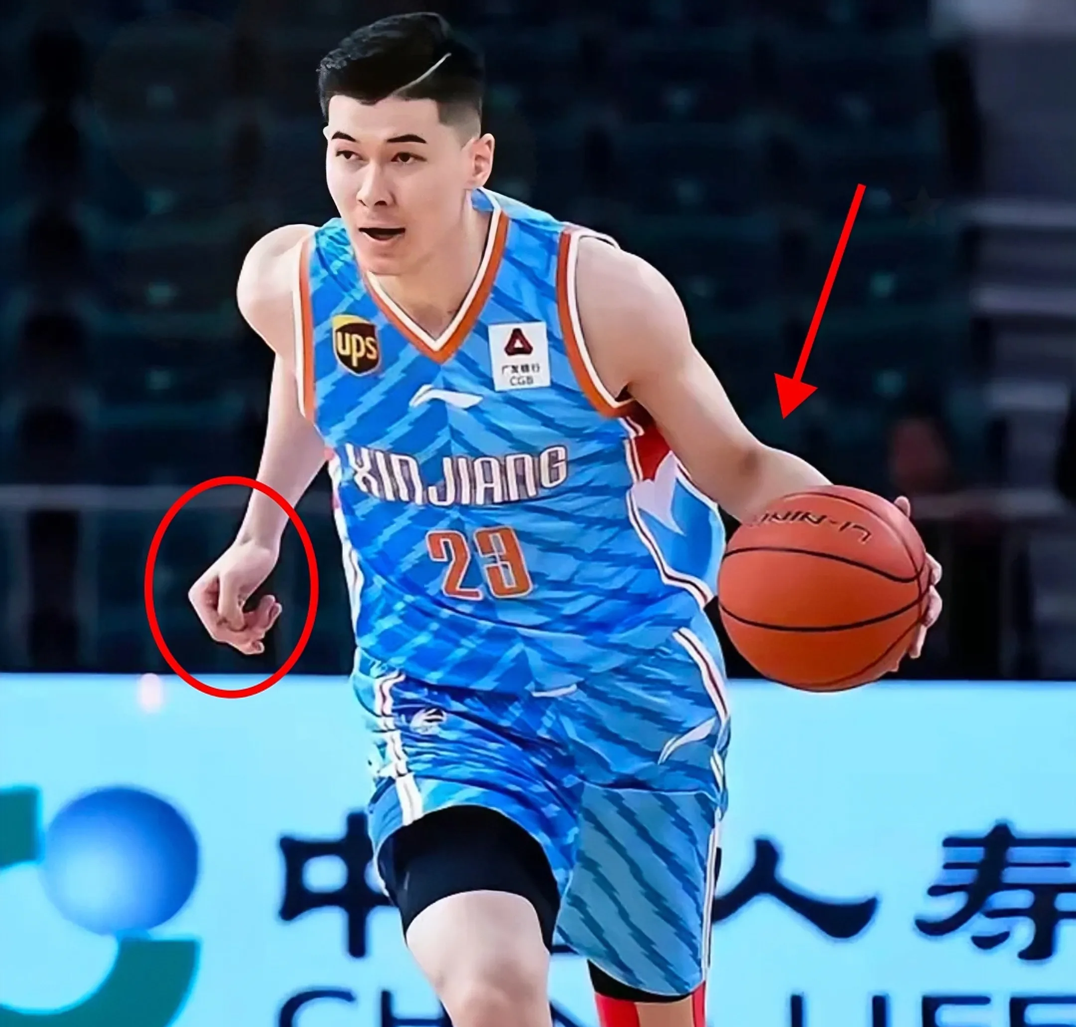 新疆男篮对阵甘肃队，双方实力对比明显