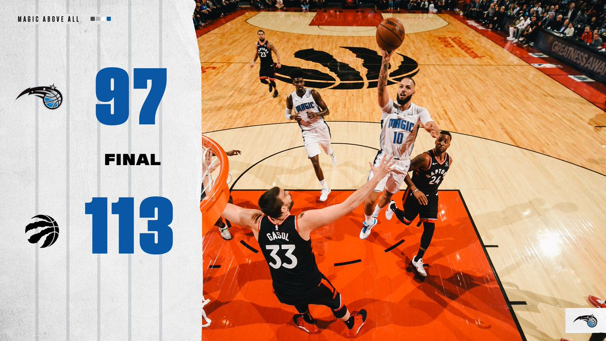 魔术逆转猛龙，豪取两连胜